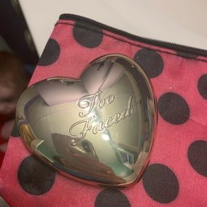 Too faced makeup and bag